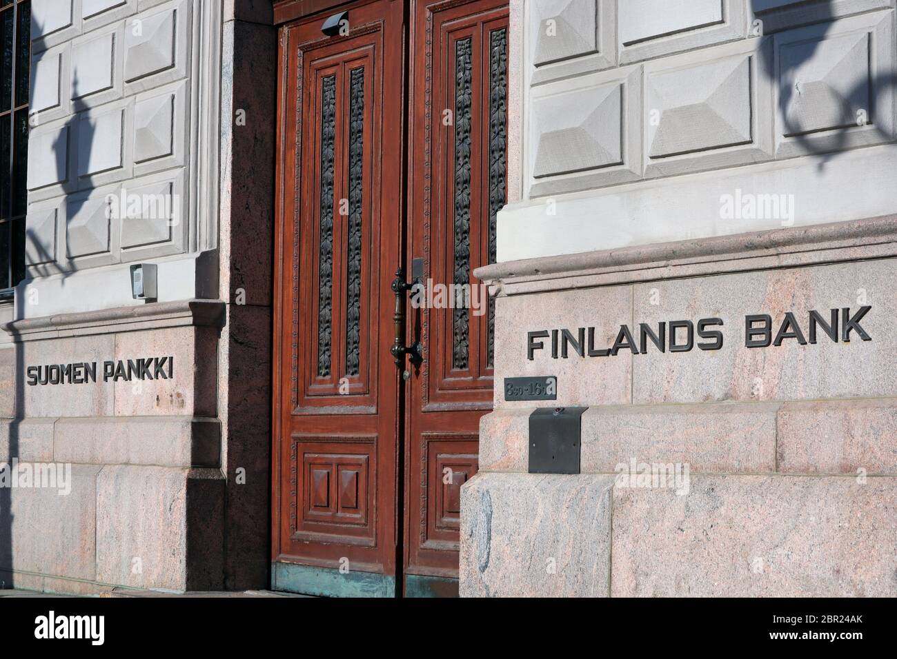 Die Bank von Finnland, Hauptsitz. Snellmaninkatu, Helsinki, Finnland. Die Bank of Finland ist die nationale Währungsbehörde und Zentralbank von Finlan Stockfoto
