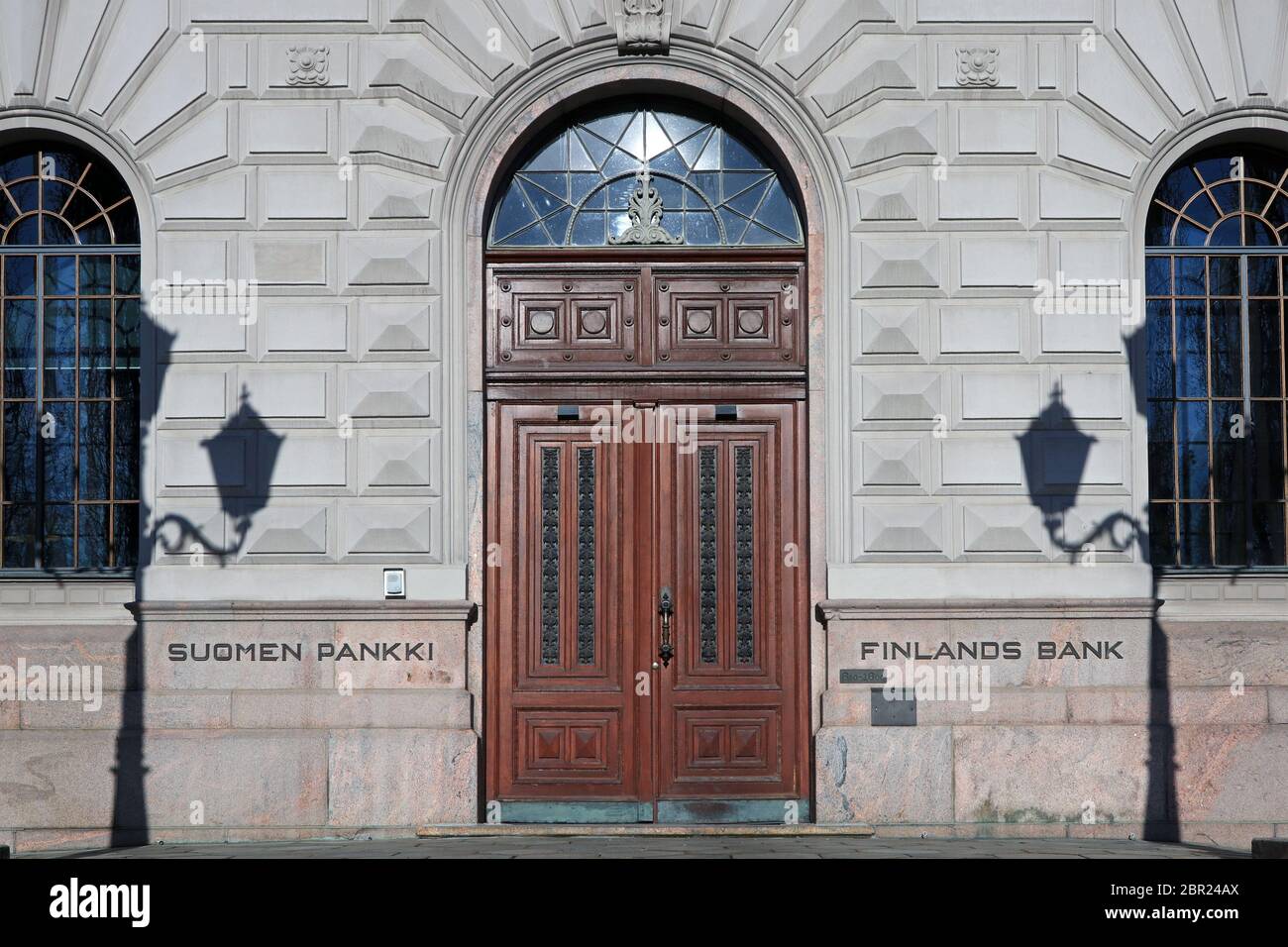 Die Bank von Finnland, Hauptsitz. Snellmaninkatu, Helsinki, Finnland. Die Bank von Finnland ist die nationale Währungsbehörde und Zentralbank von Finnland Stockfoto