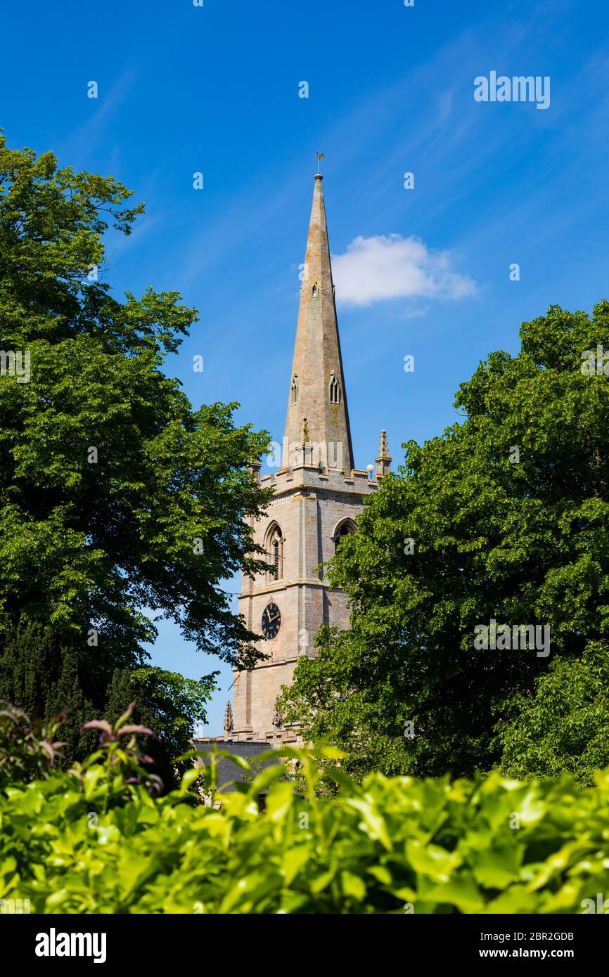 St. Sebastians Anglikanische Pfarrkirche, Great Gonerby, Grantham, Lincolnshire, England Stockfoto