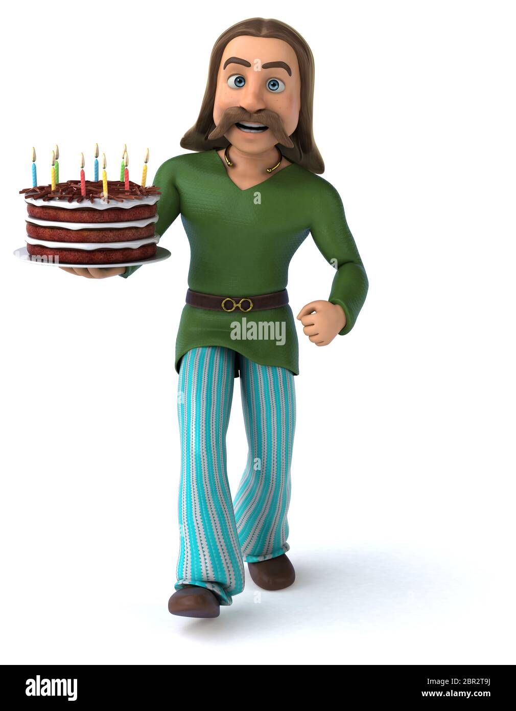 Spaß Gaul - 3D-Darstellung Stockfoto