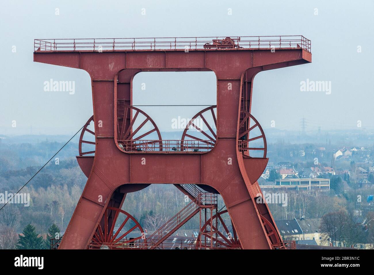 Ein Bergwerk für den Kohlebergbau im Ruhrgebiet Stockfoto