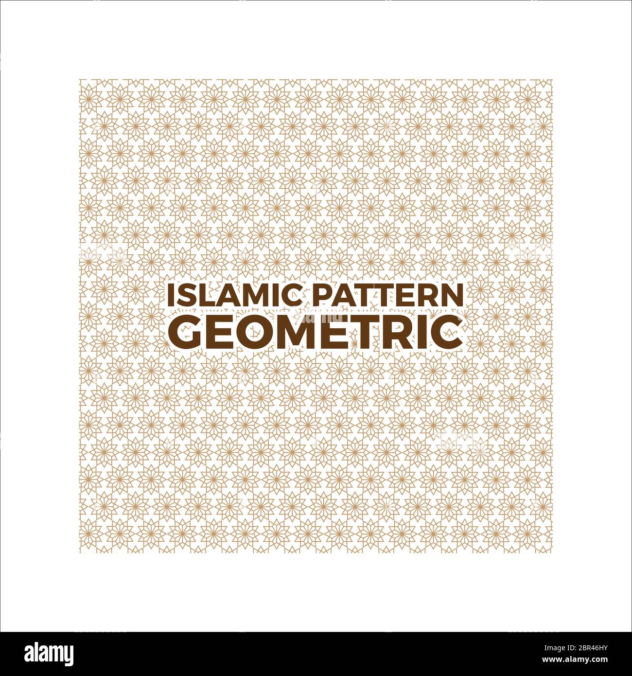 islamische Muster Hintergrund geometrischen Stil Stock Vektor