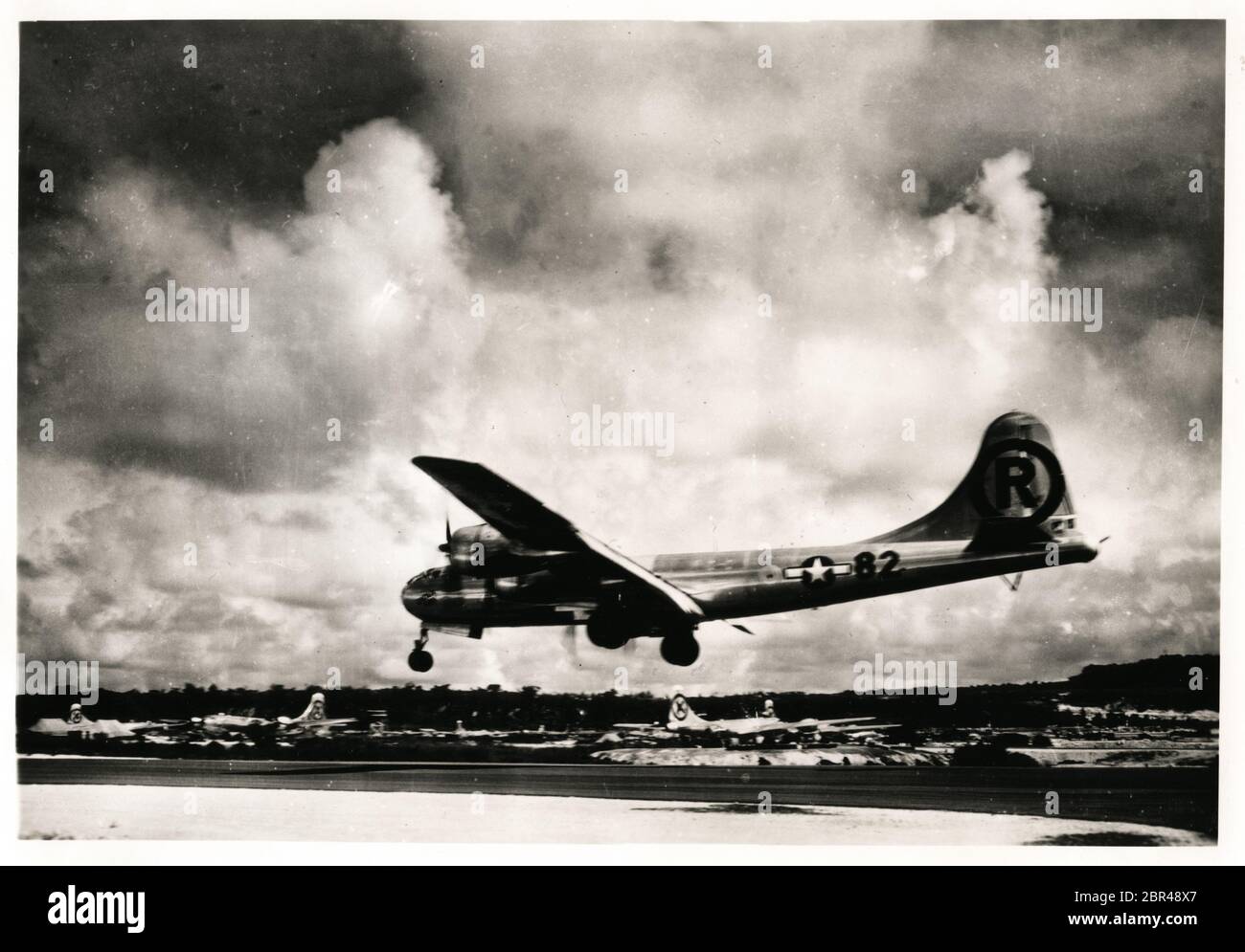 Enola Gay, Flugzeug, das 1945, im Zweiten Weltkrieg, die Atombombe auf Hiroshima, Japan abwarf Stockfoto