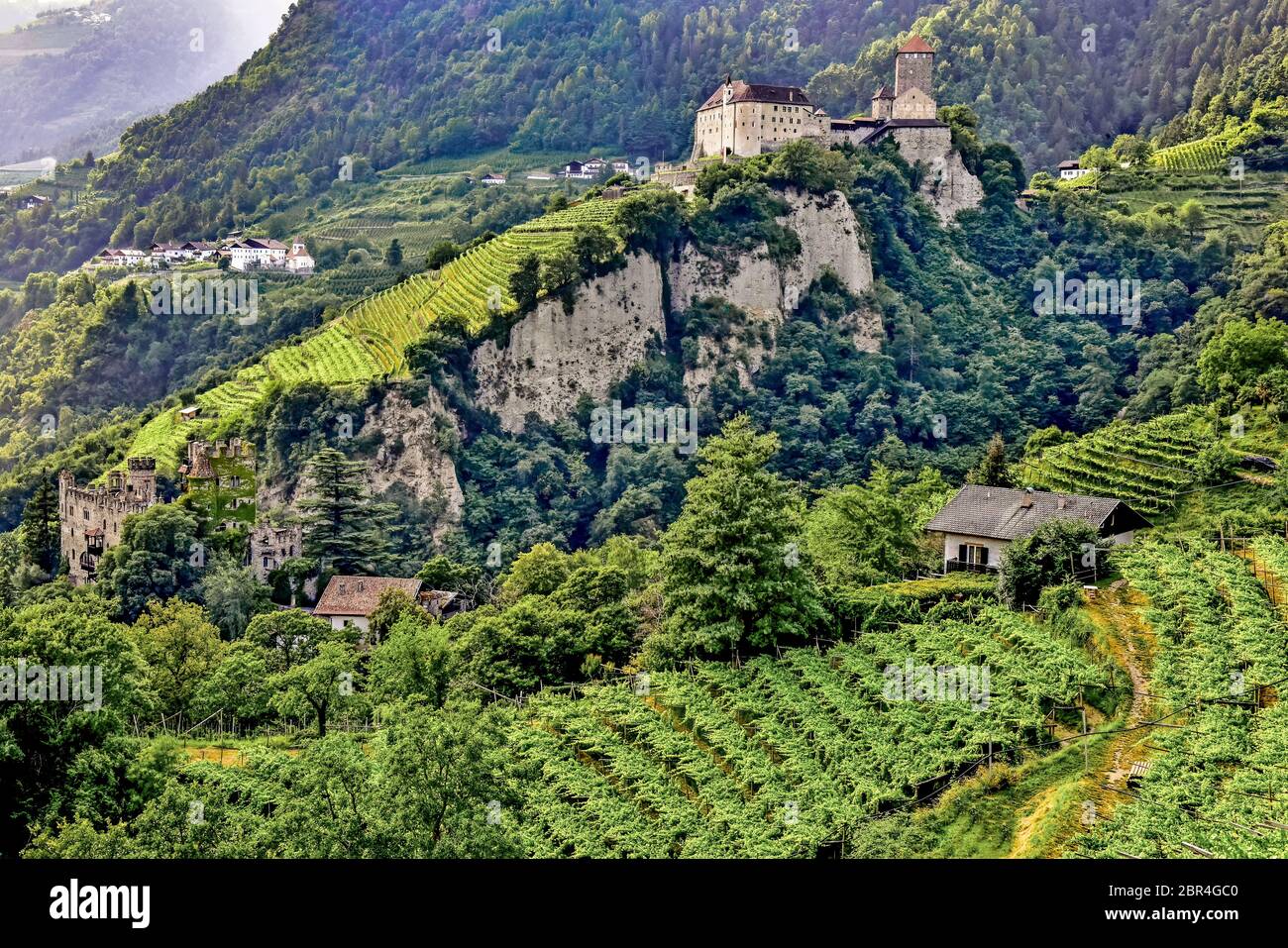 Italien Südtirol - Dolomiten - Tirol - Schloss Tirol Stockfoto