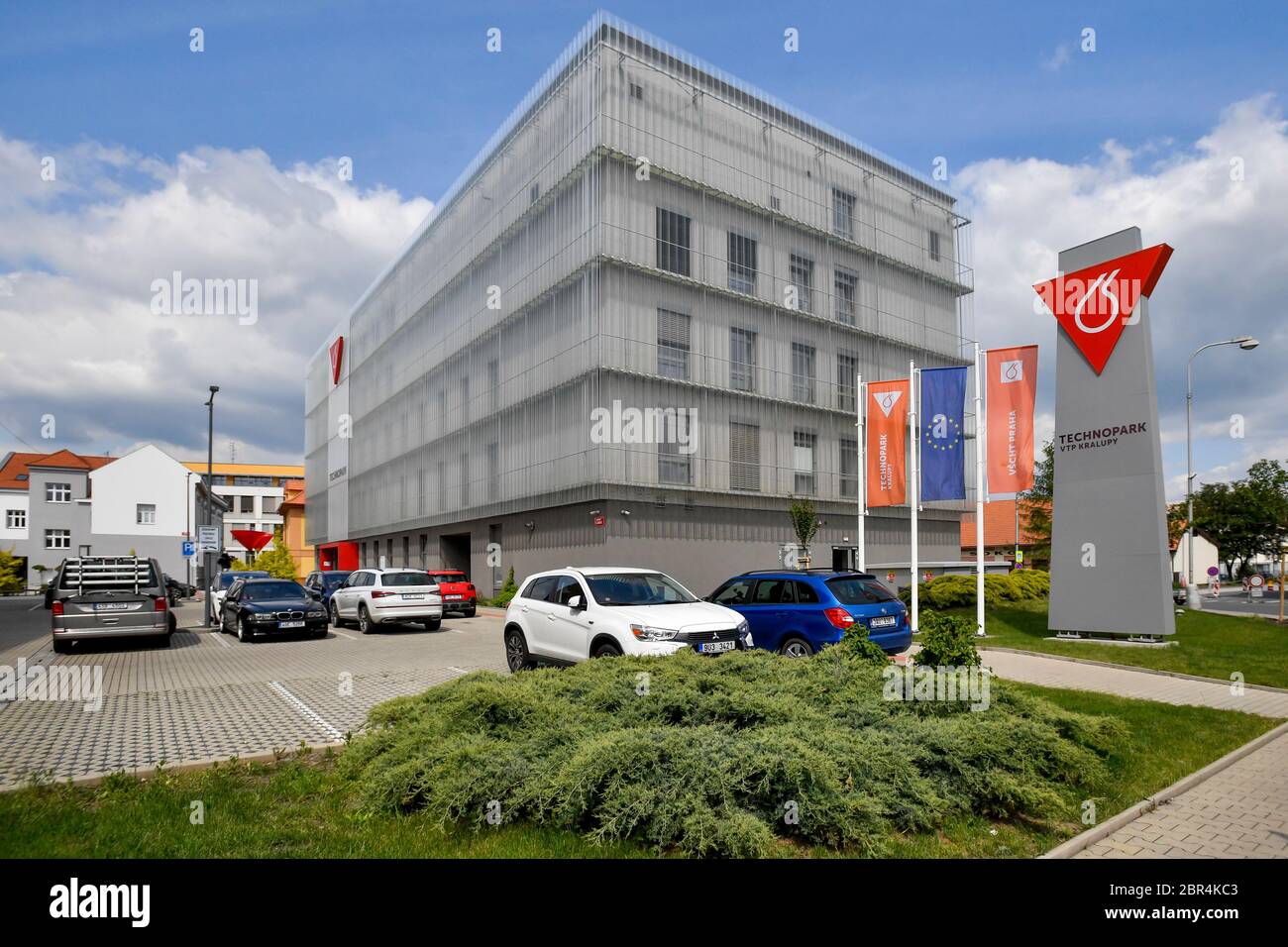 Der Technopark in Kralupy nad Vltavou, Tschechische Republik, 15. Mai 2020. Technopark ist ein innovatives Zentrum, das zur Prager Universität von Chemi gehört Stockfoto