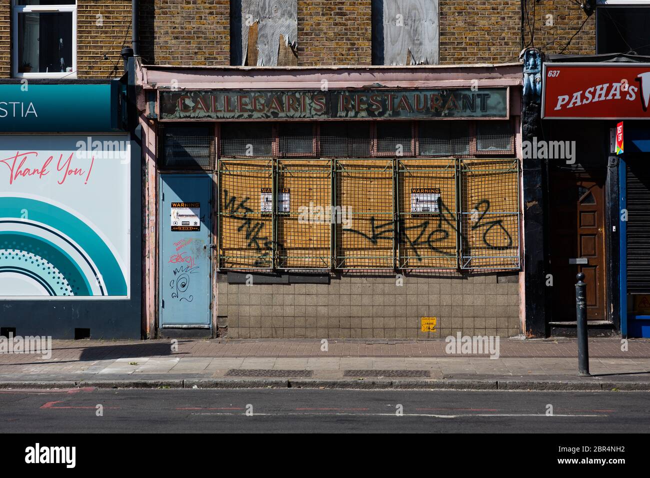 Ein Restaurant mit Vorspeisen in Limehouse Stockfoto