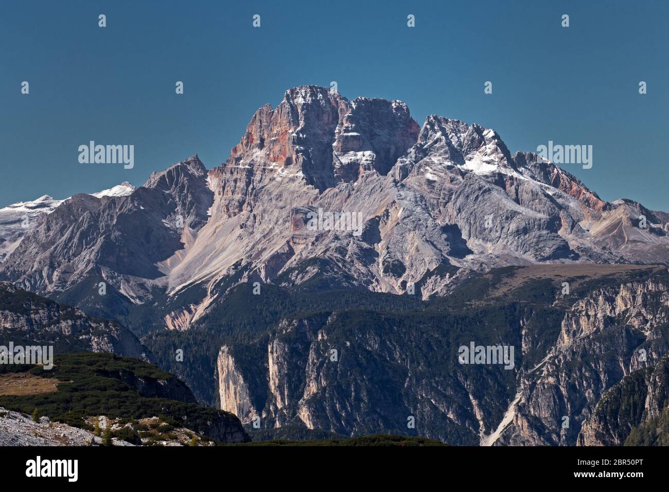 Croda Rossa d'Ampezzo Stockfoto