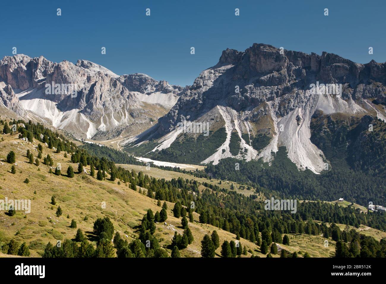 Naturpark Puez-Geisler Stockfoto