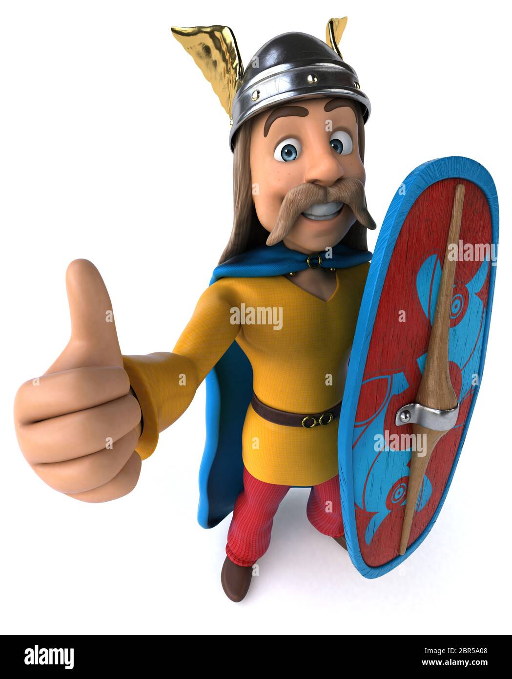 Spaß gaulois - 3D-Darstellung Stockfoto