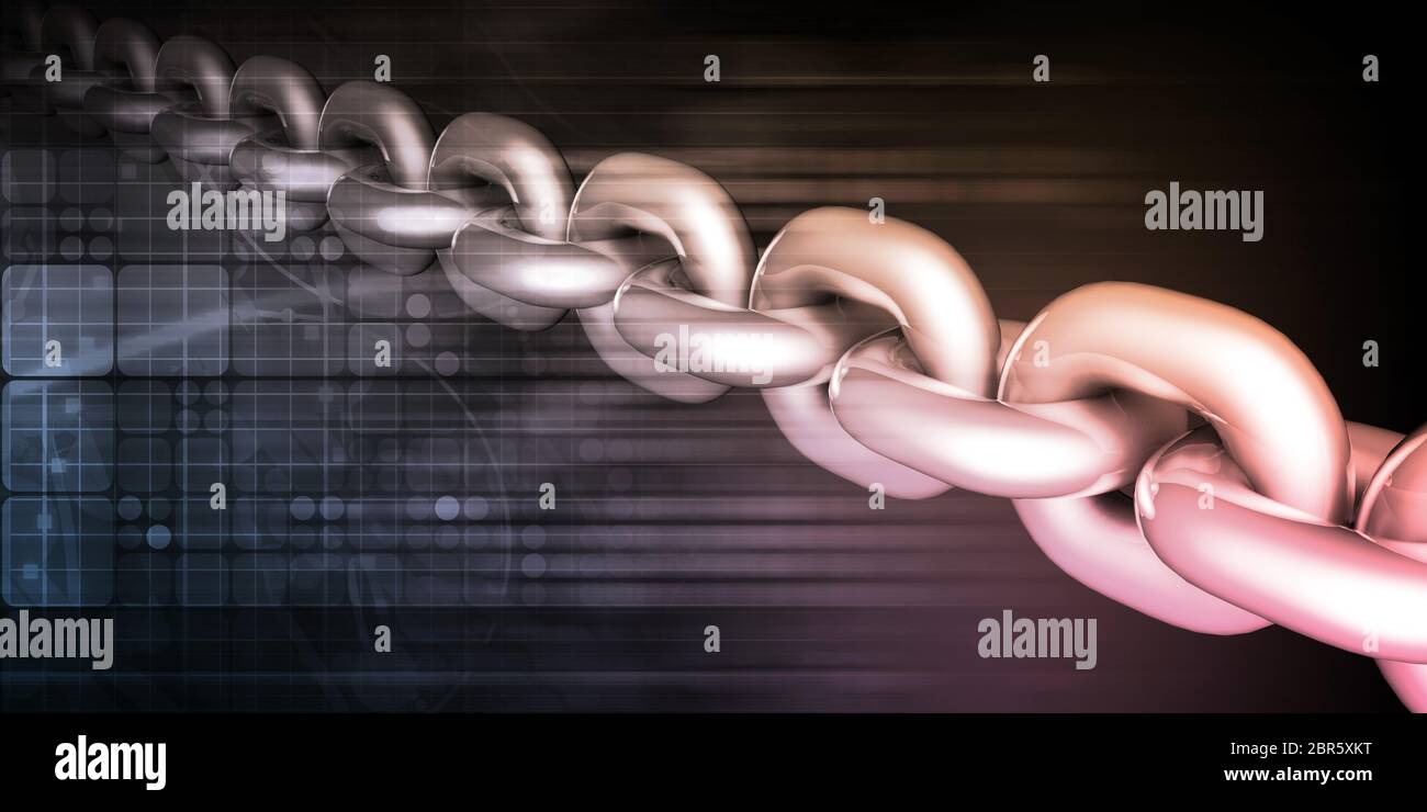 Datensicherheit mit starken oder Hohe Verschlüsselung Stockfoto
