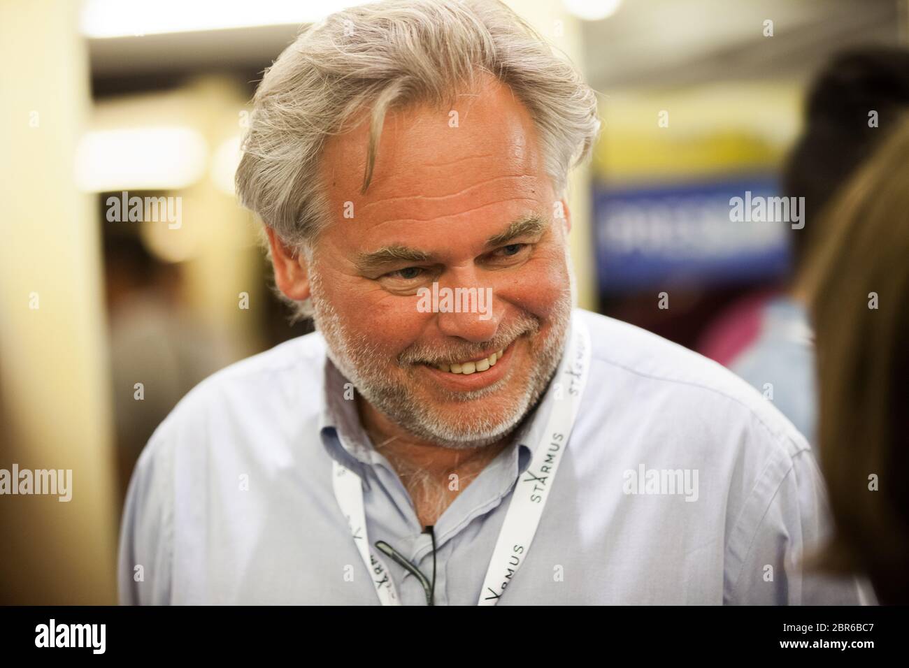 Eugene Kaspersky, weltbekannter Cybersecurity-Experte, Chairman und CEO von Kaspersky Lab, Starmus Festival 2016, Teneriffa, Kanarische Inseln Stockfoto