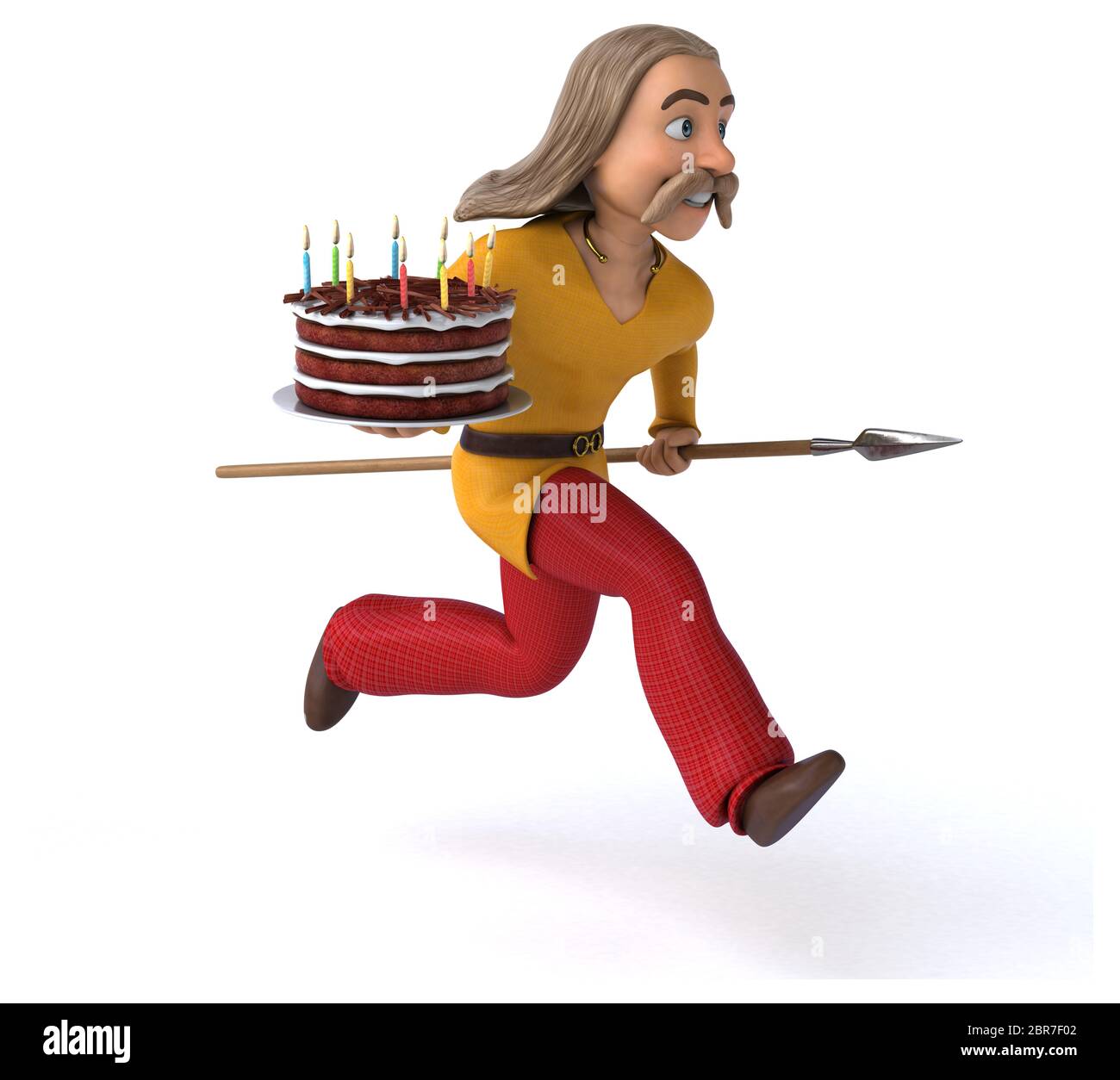 Spaß gaulois - 3D-Darstellung Stockfoto