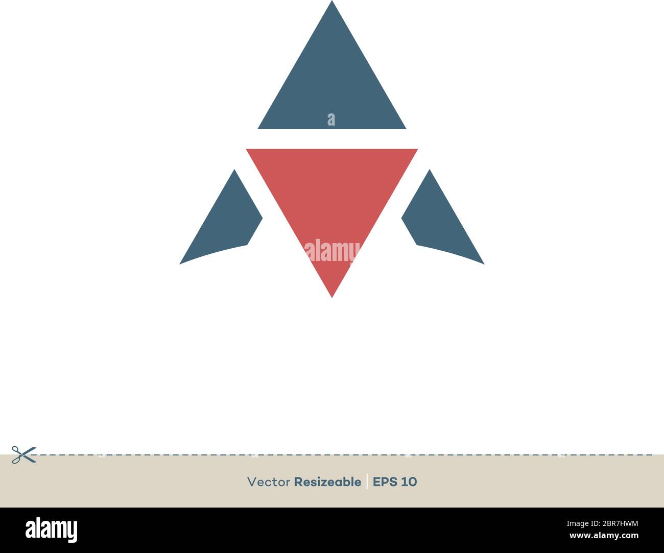 Buchstaben EIN Vektor Logo Vorlage Illustration Design Stock Vektor