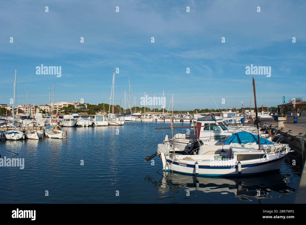 Küste in der Nähe von Colonia de Sant Jordi (oder Colonia de San Jorge), Mallorca, Spanien, Europa. Stockfoto