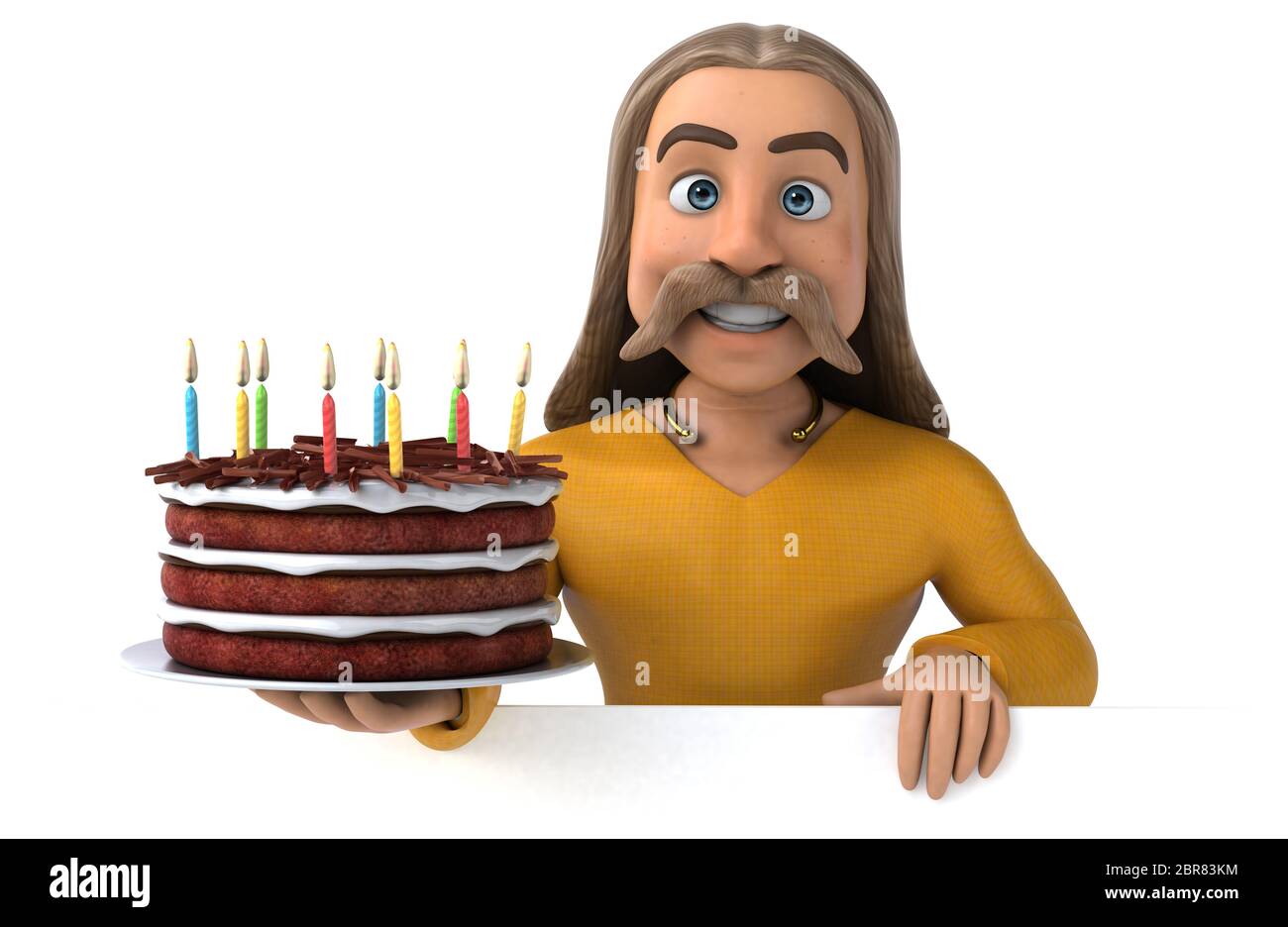 Spaß gaulois - 3D-Darstellung Stockfoto