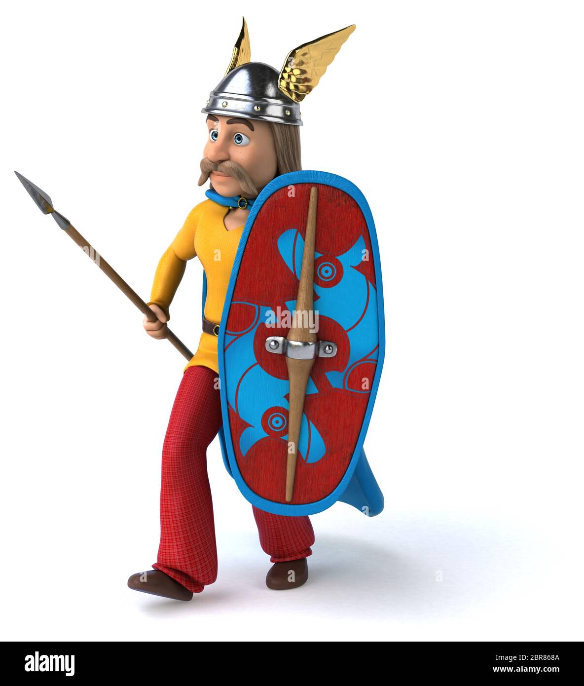 Spaß gaulois - 3D-Darstellung Stockfoto