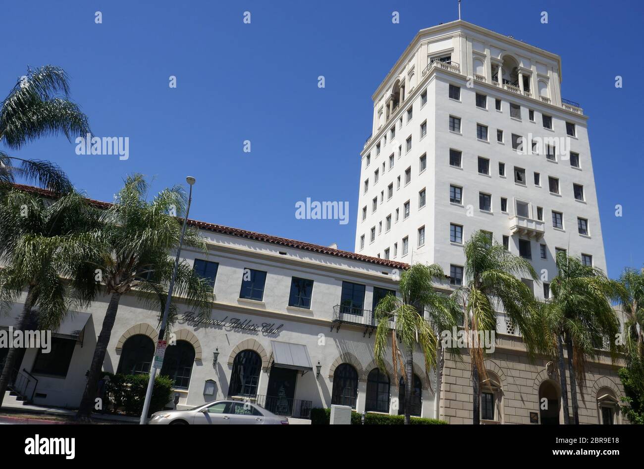 Los Angeles, Kalifornien, USA 20. Mai 2020 EINE allgemeine Ansicht der Atmosphäre des Hollywood Athletic Clubs, dessen Mitglieder Charlie Chaplin, Errol Flynn, John Wayne, Walt Disney, Cecil B. DeMille, Cornel Wilde, Humphrey Bogart, Clark Gable, Howard Hughes, Joan Crawford, Rudolph Valentino, Mae West und viele mehr, Befindet sich am 6525 Sunset Blvd am 20. Mai 2020 in Los Angeles, Kalifornien, USA. Foto von Barry King/Alamy Stock Photo Stockfoto