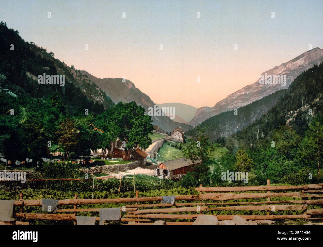 Gabas, Pyrenäen, Frankreich, um 1900 Stockfoto