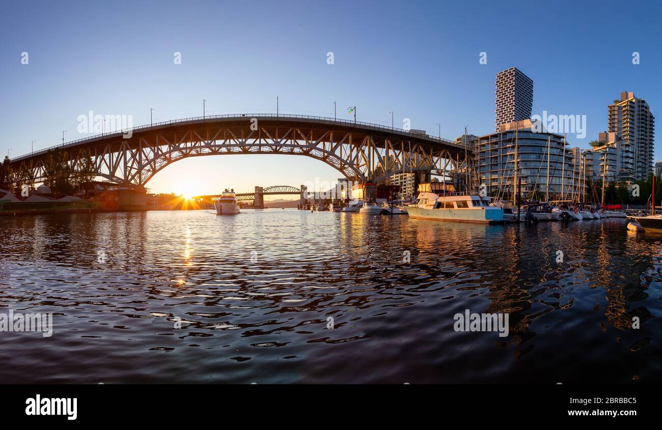 False Creek, Downtown Vancouver, British Columbia, Kanada Stockfoto