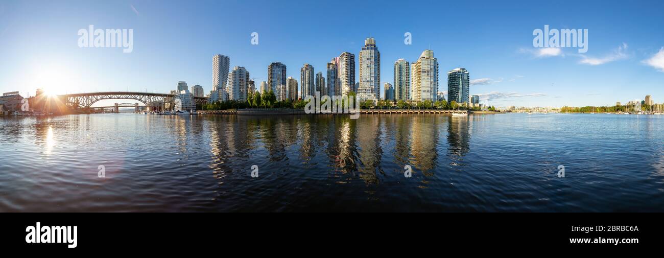 False Creek, Downtown Vancouver, British Columbia, Kanada Stockfoto