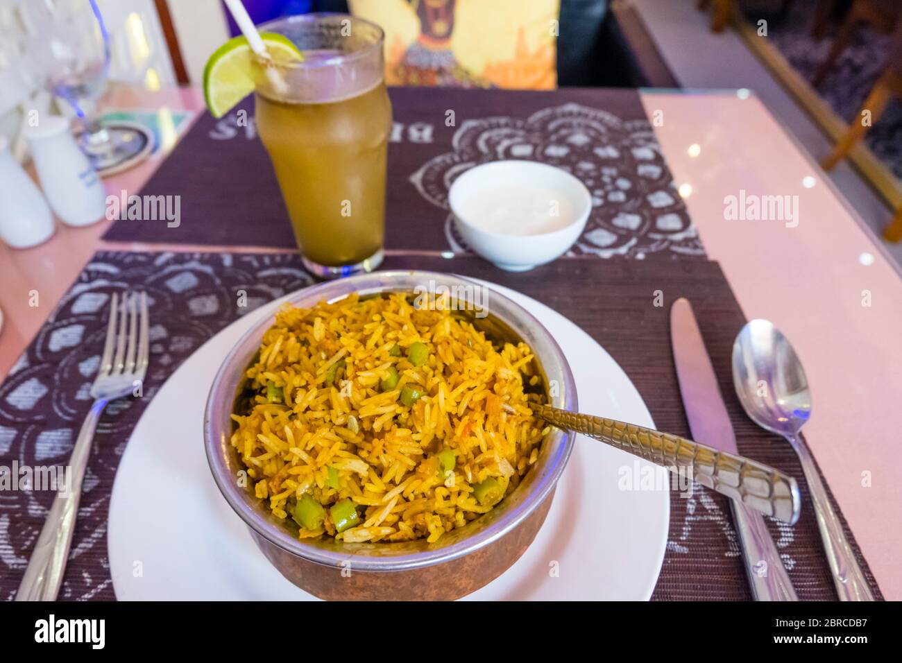 Vegetarische Biryani, Ho Chi Minh Stadt, Vietnam, Asien Stockfoto