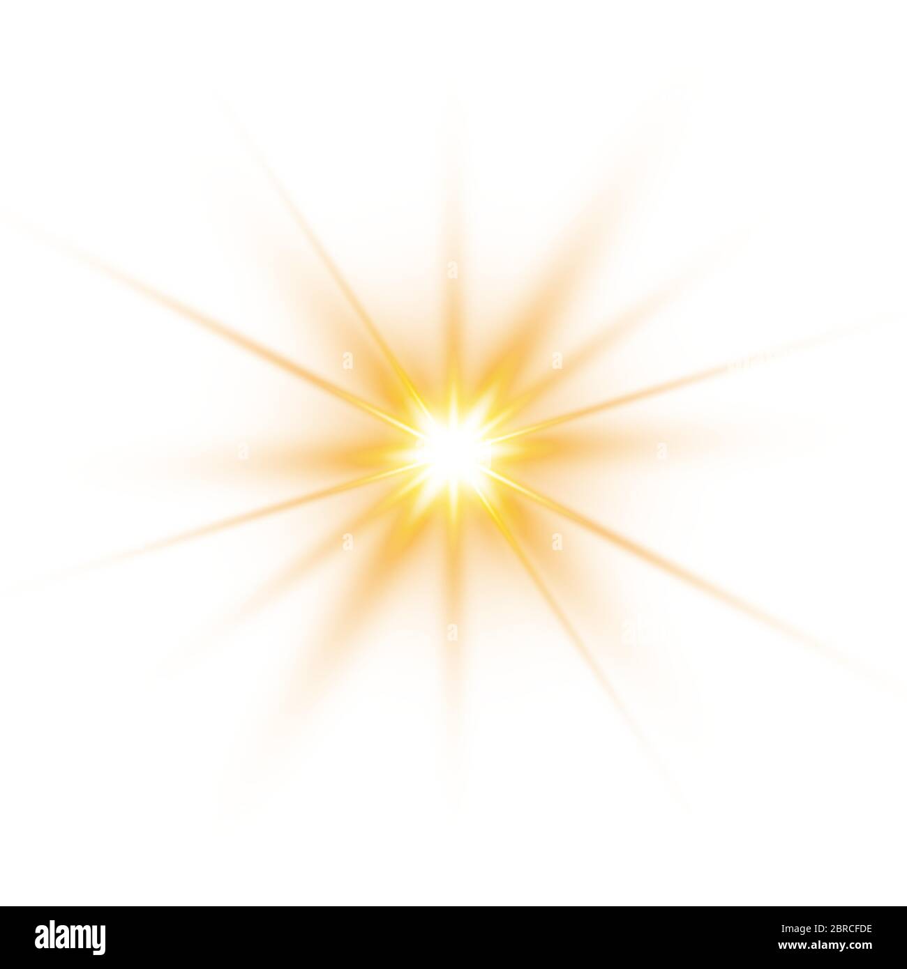 Sonnenlicht ein durchscheinendes spezielles Design des Lichteffekts. Vektorgrafiken. Stock Vektor