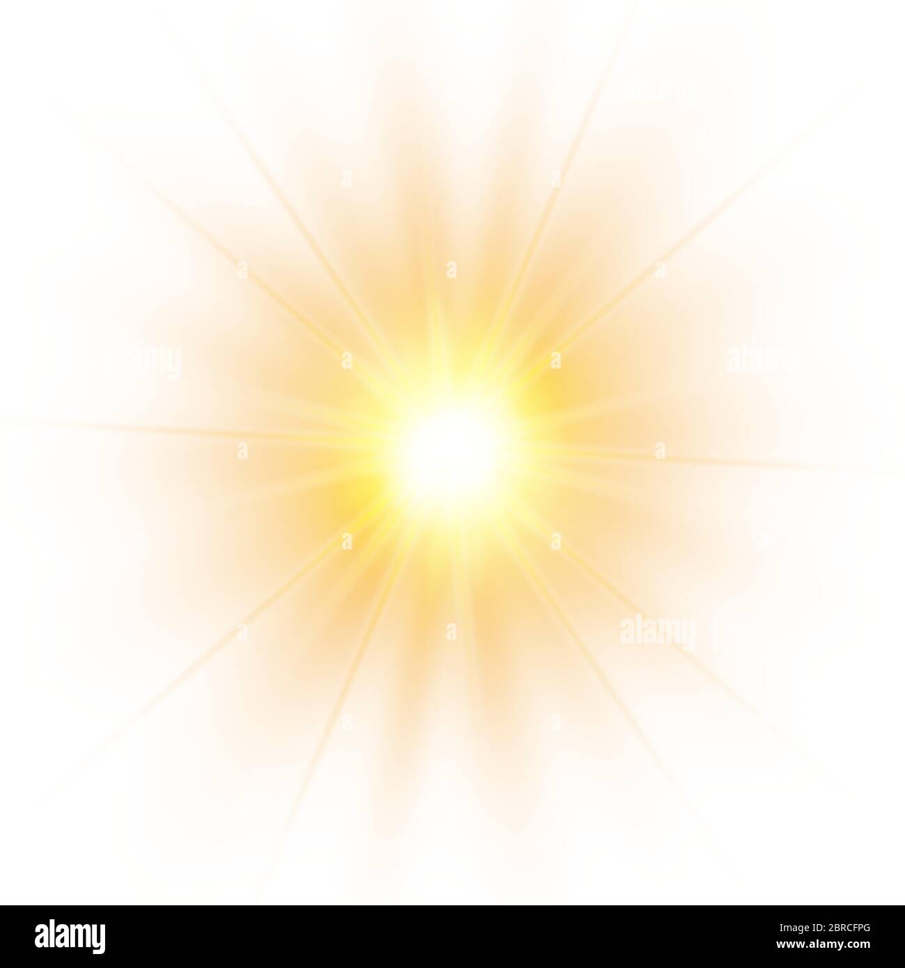 Sonnenlicht ein durchscheinendes spezielles Design des Lichteffekts. Vektorgrafiken. Stock Vektor