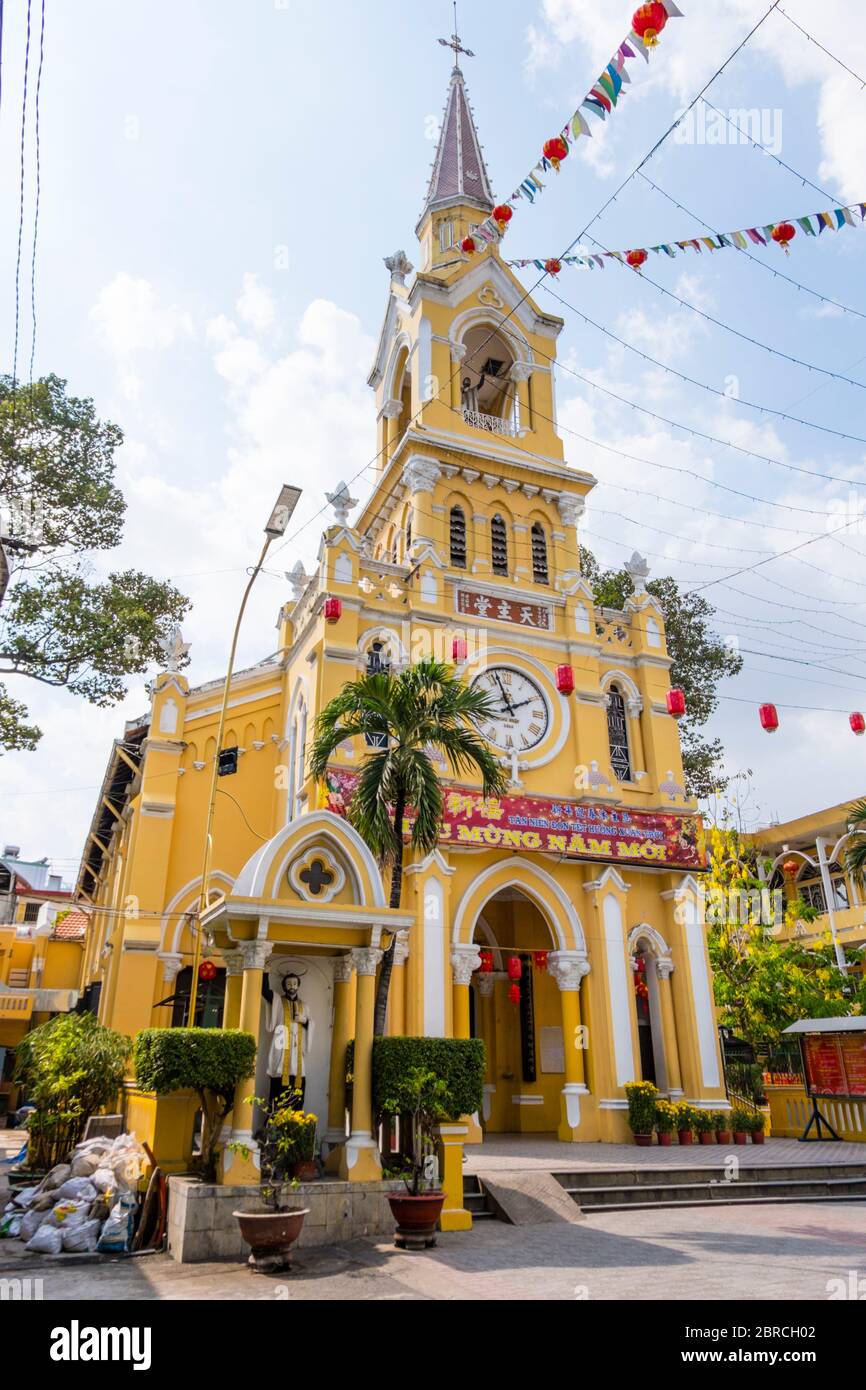 Cha Tam Kirche, Cholon, Ho Chi Minh Stadt, Vietnam, Asien Stockfoto