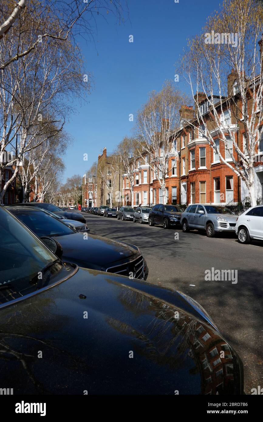 Castellain Road, Maida Vale, London, Großbritannien Stockfoto