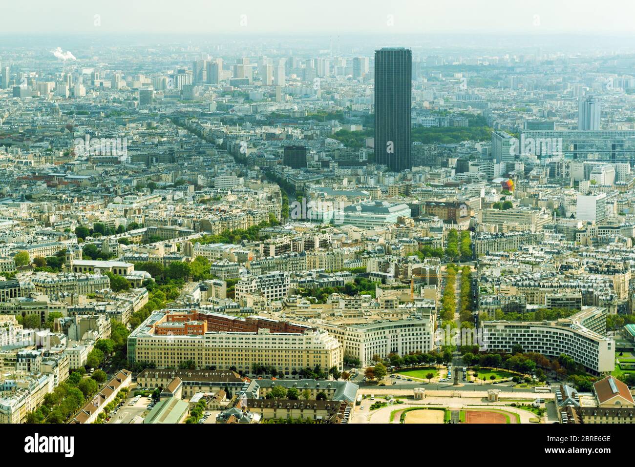 Blick auf Paris mit Montparnasse-Turm, Frankreich Stockfoto