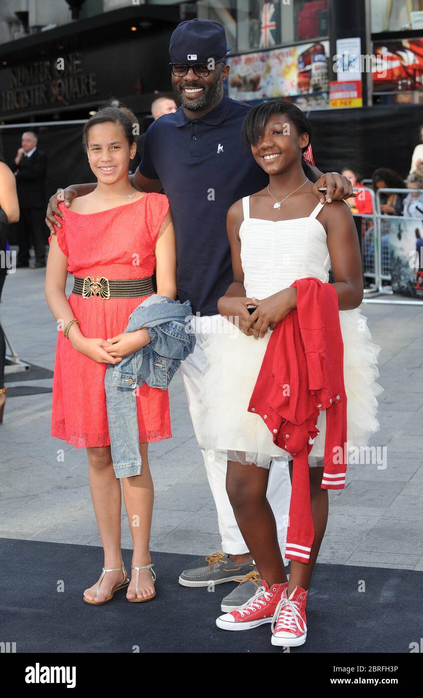 Idris Elba nimmt an der Weltpremiere des Zweiten Weltkriegs Teil, Empire Leicester Square, London. 2. Juni 2013 © Paul Treadway Stockfoto