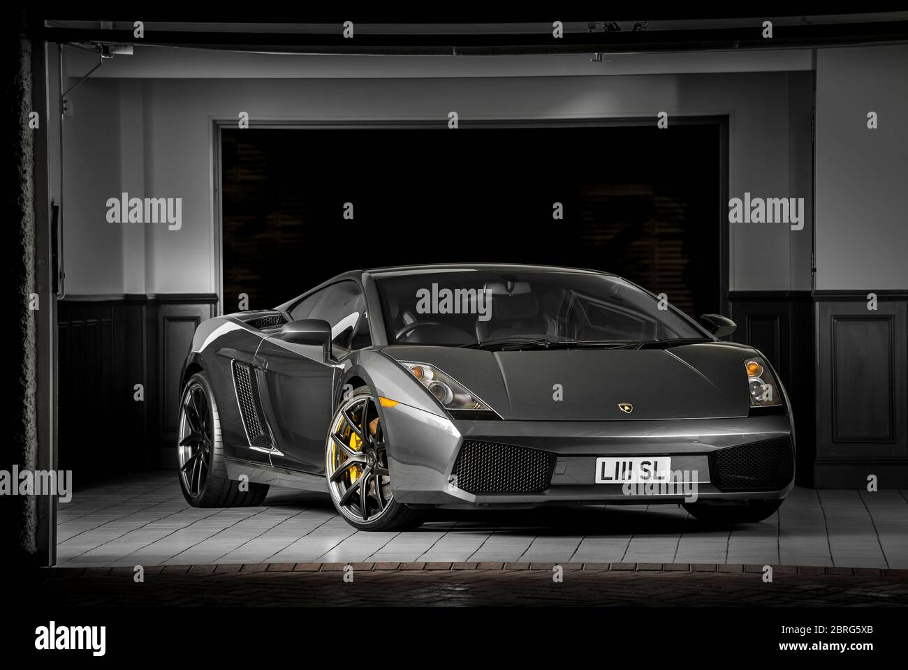 Lamborghini Gallardo Sportwagen. Stockfoto