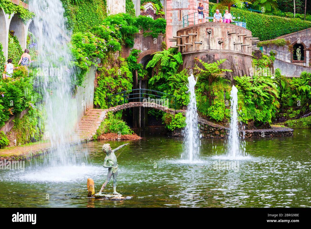 Monte Palace Tropical Garden auf Madeira in Portugal Stockfoto