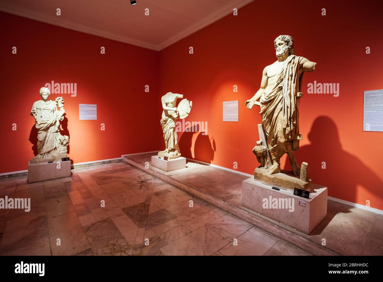 ANTALYA, Türkei - September 14, 2014: das Archäologische Museum von Antalya ist eines der größten Museen der Türkei in Antalya in der Türkei entfernt Stockfoto
