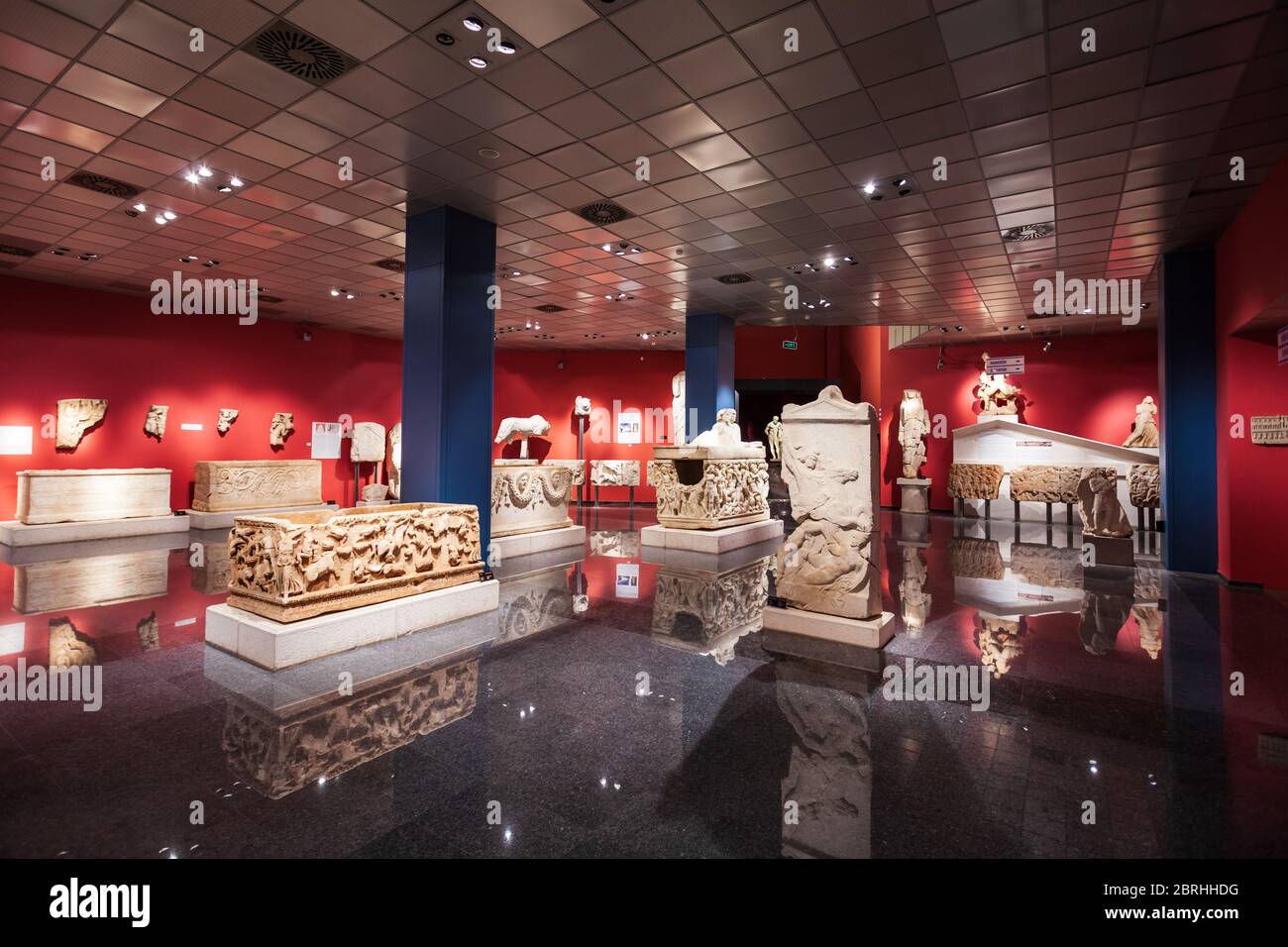 ANTALYA, Türkei - September 14, 2014: das Archäologische Museum von Antalya ist eines der größten Museen der Türkei in Antalya in der Türkei entfernt Stockfoto