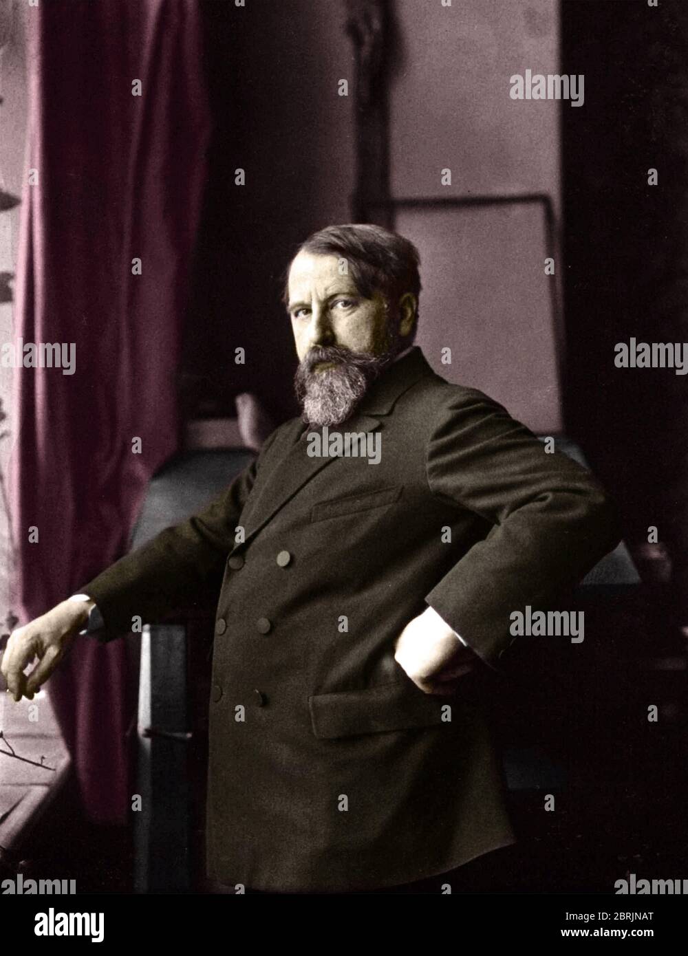 'Portrait de l'ecrivain et medecin autrichien Arthur Schnitzler (1862 - 1931) en 1912' (Portrait of austrian author Arthur Schnitzler) Photographie de Stockfoto