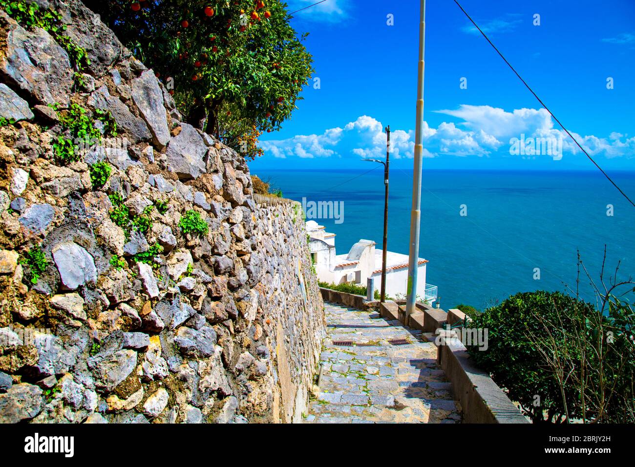 Praiano, Amalfi Küste, Italien Stockfoto