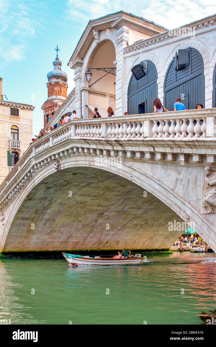 Ponte di Rialto, Venedig, Italien Stockfoto