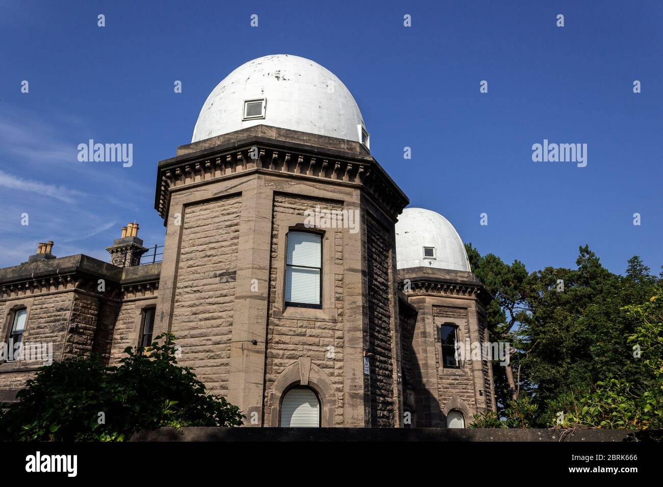 Bidston Observatory, Bidston Hill, Wirral. Historischer Ort für Astronomie und Gezeitenvorhersagen, jetzt eine künstlerische Forschung c Stockfoto