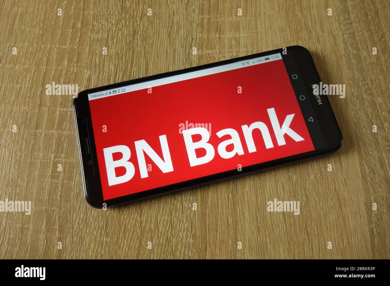BN Bank ASA Logo auf dem Smartphone angezeigt Stockfoto
