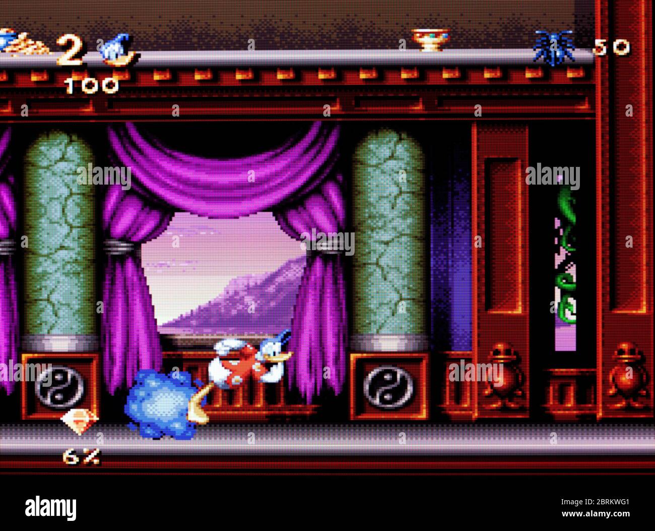 Donald Duck Maui Mallard in Cold Shadow - SNES Super Nintendo - nur zur redaktionellen Verwendung Stockfoto