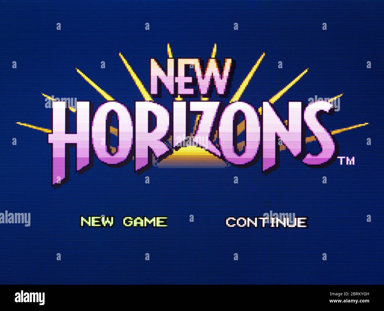 New Horizons - SNES Super Nintendo - nur zur redaktionellen Verwendung Stockfoto