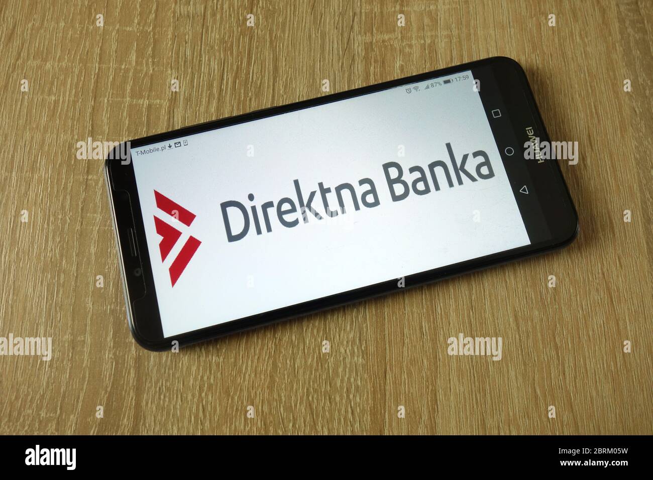 Direktna Banka Logo auf dem Smartphone angezeigt Stockfoto