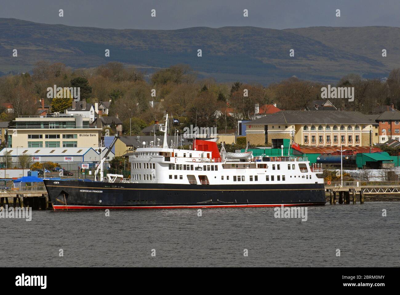 HEBRIDEN PRINZESSIN in LONDONDERRY auf dem FLUSS FOYLE, NORDIRLAND Stockfoto