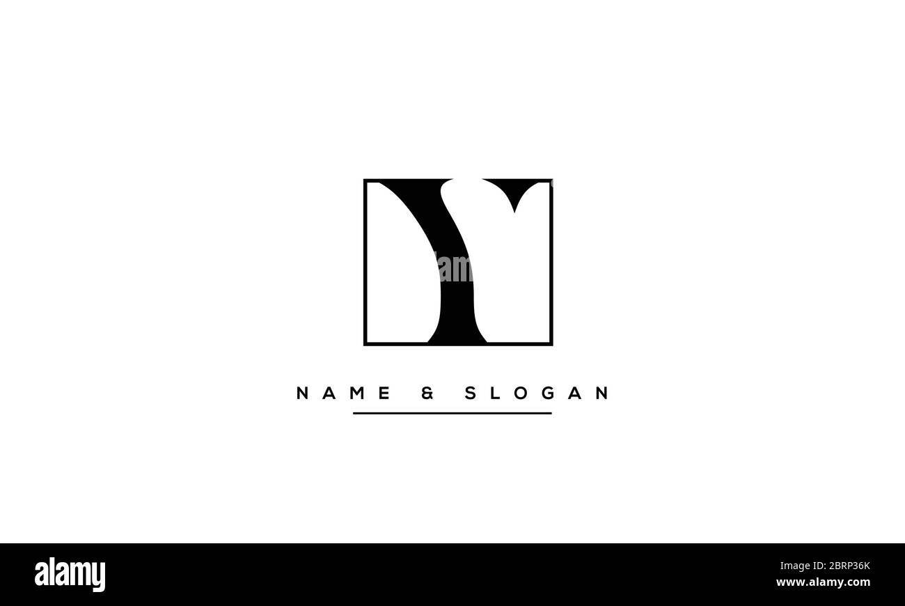 Abstraktes Monogramm mit Y-Logo Stock Vektor
