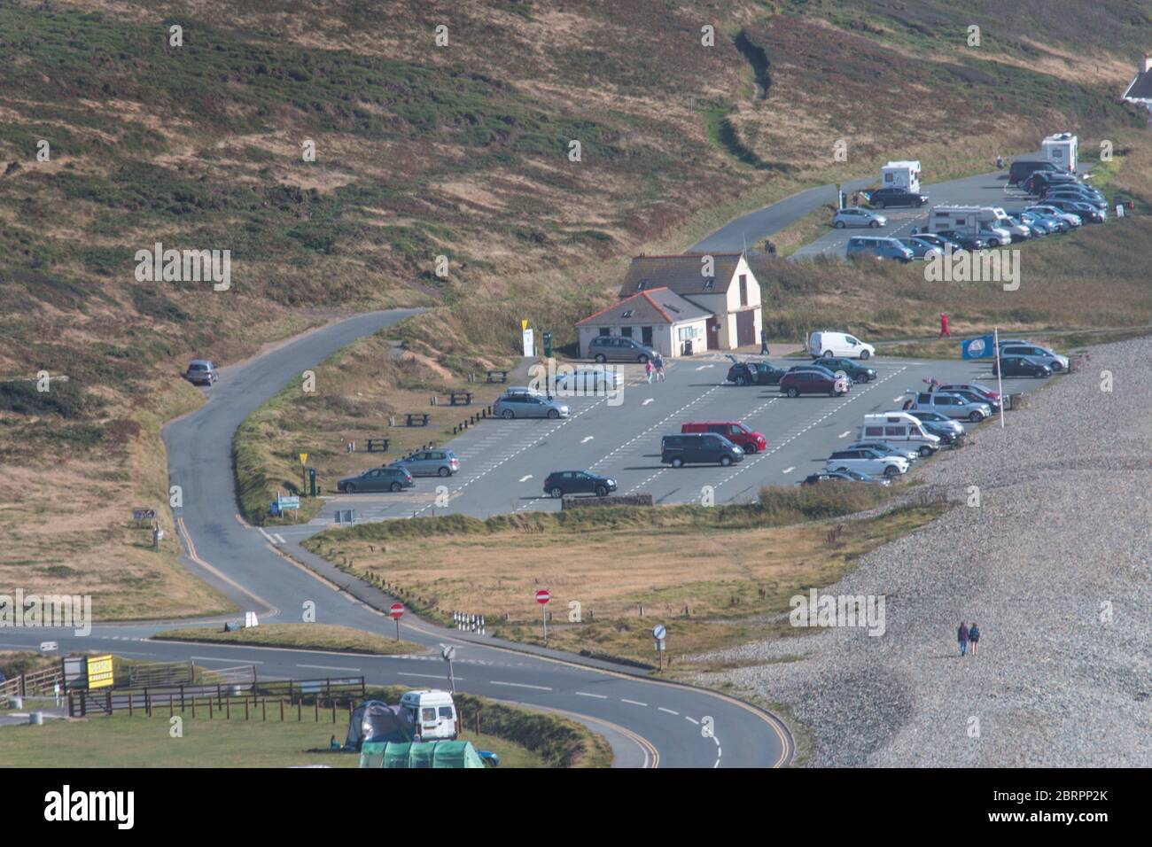 Newgale Strand Küste Weg Stockfoto