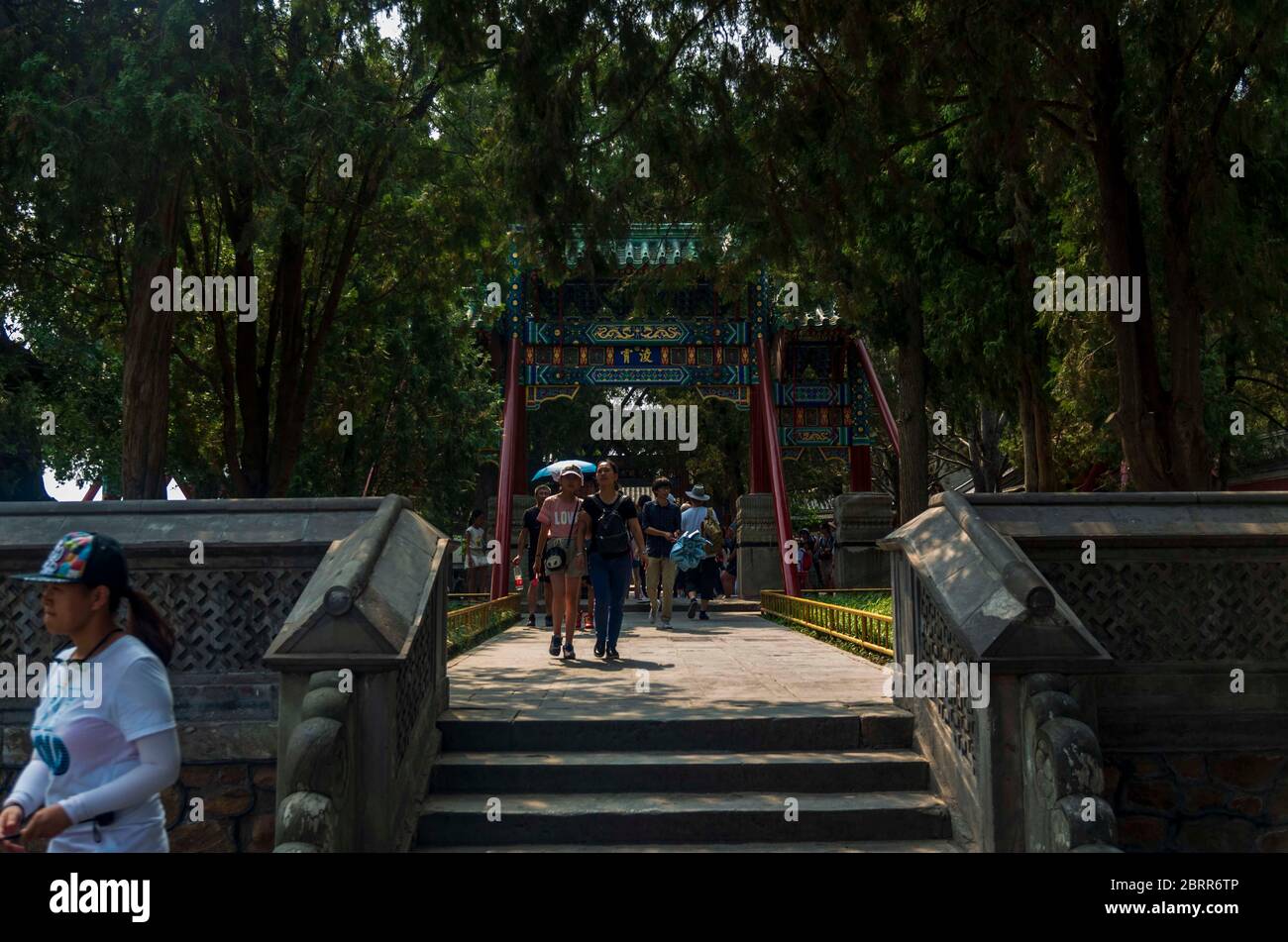 Peking China im Garten Stockfoto