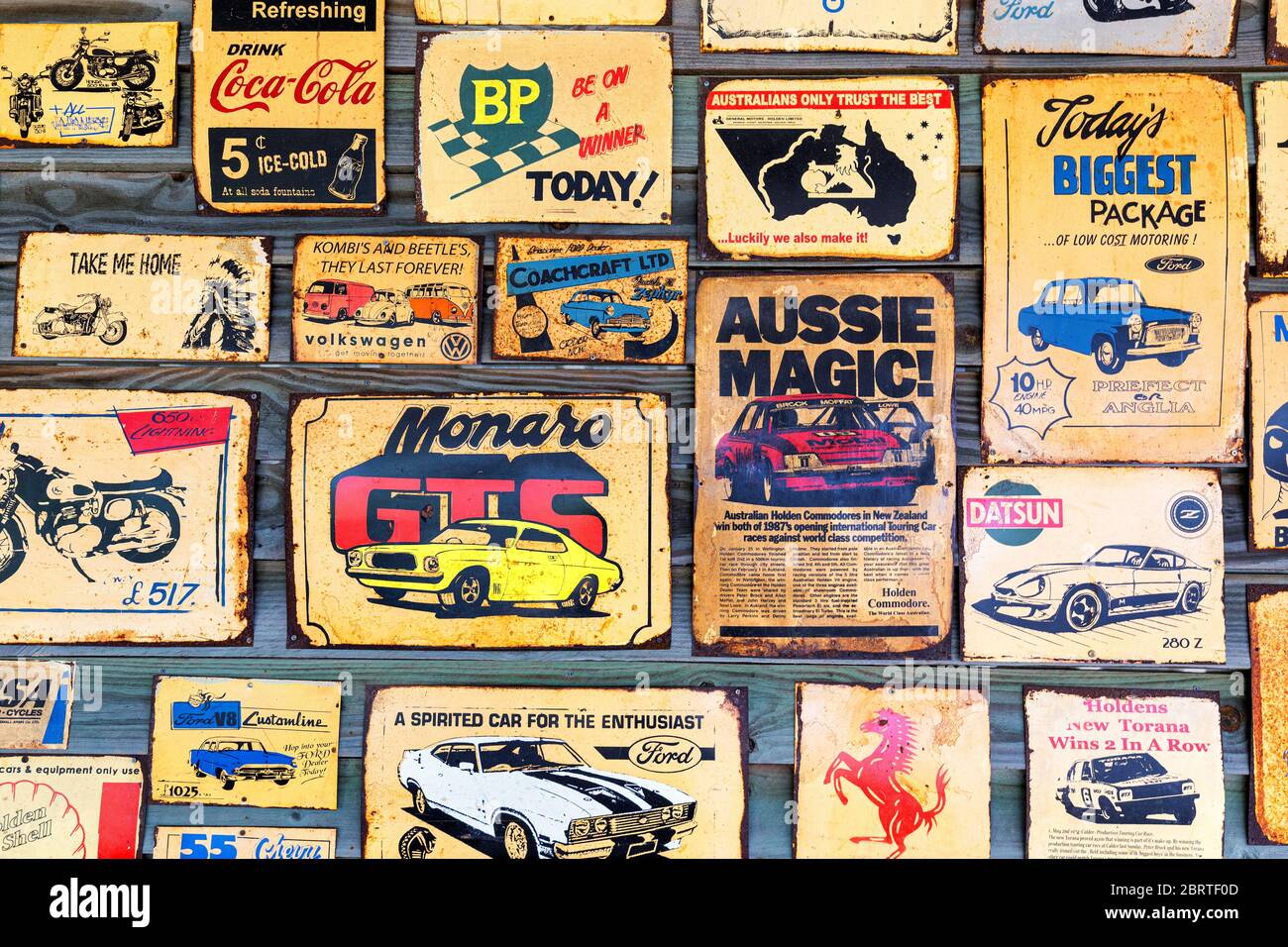 Farbige Teller, aussie Magic, aussie Adventure Stockfoto