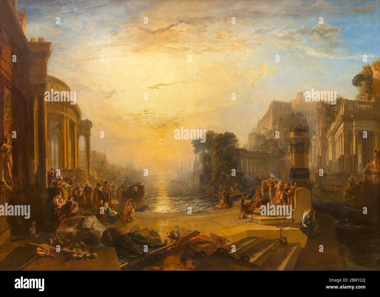 Der Niedergang des karthagischen Reiches, von JMW Turner, 1817, Stockfoto