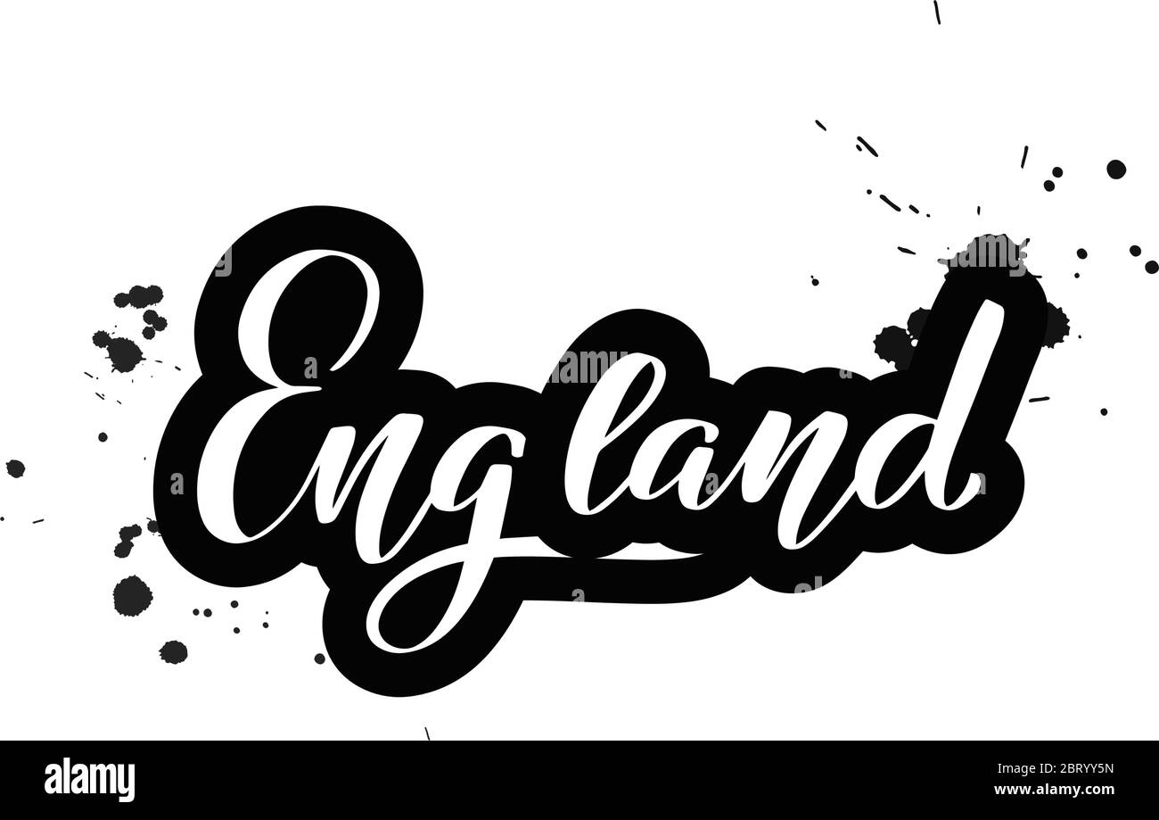 Vektor Kalligraphie Abbildung auf weißem Hintergrund Stock Vektor